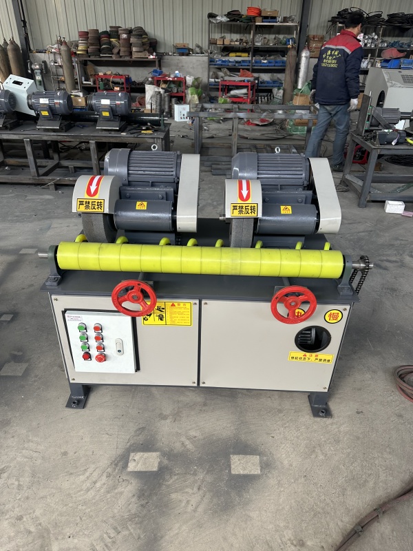 Zewnętrzna okrągła maszyna do polerowania rur Zewnętrzna maszyna do polerowania i szlifowania Sprzęt do polerowania rur metalowych