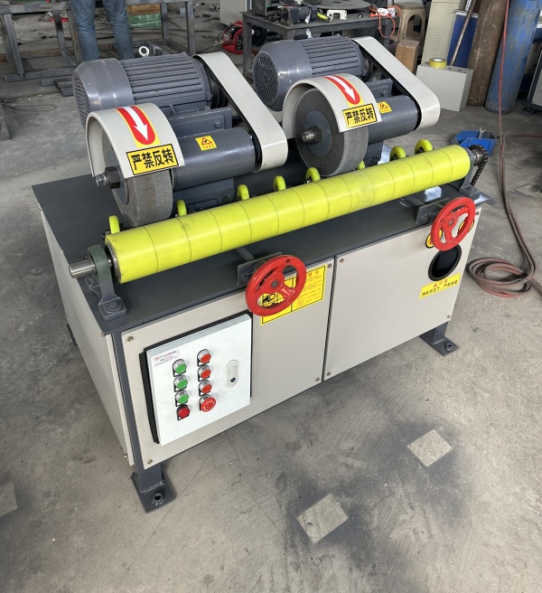 Zewnętrzna okrągła maszyna do polerowania rur Zewnętrzna maszyna do polerowania i szlifowania Sprzęt do polerowania rur metalowych