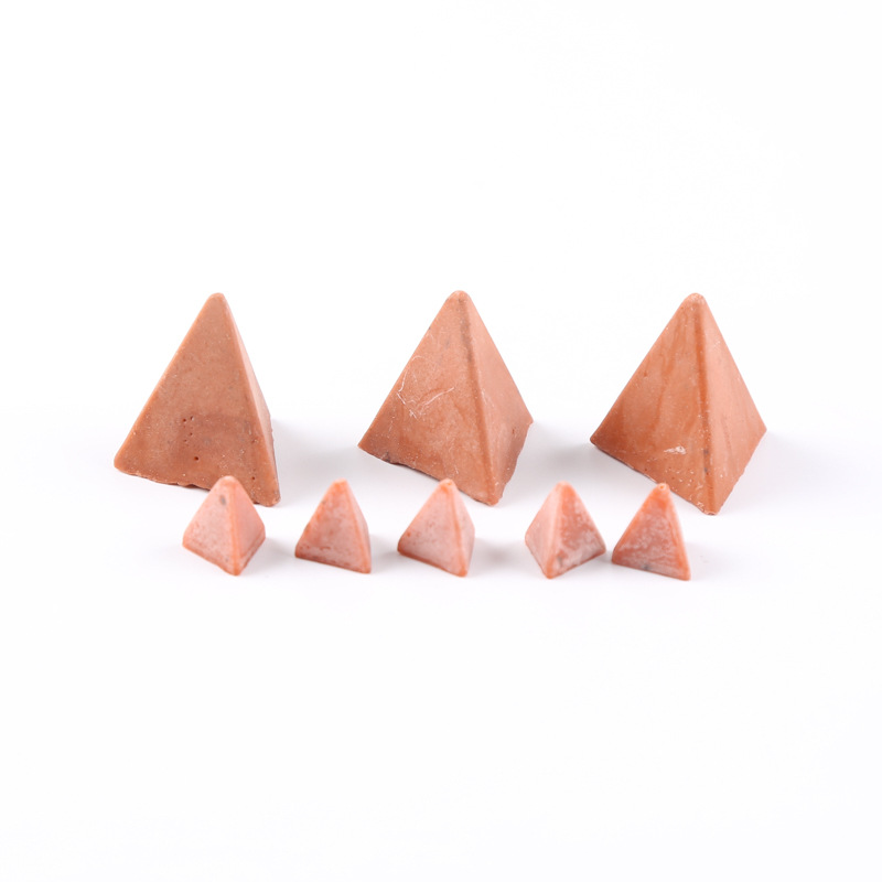 Kon/Tetraederform Gradning Tumling Polering Harts Plastmedia f&ouml;r finslipning av smycken